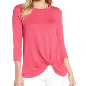 NWOT Petite Small Bobeau Lightweight Front Twist